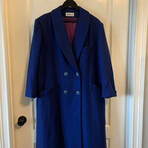 Vintage Herman Kay Wool Double Breasted Coat Women's size 12